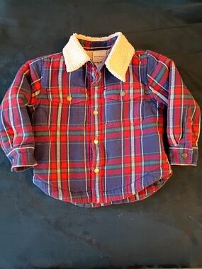 Hanna Andersson Faux Shearling Lined Flannel